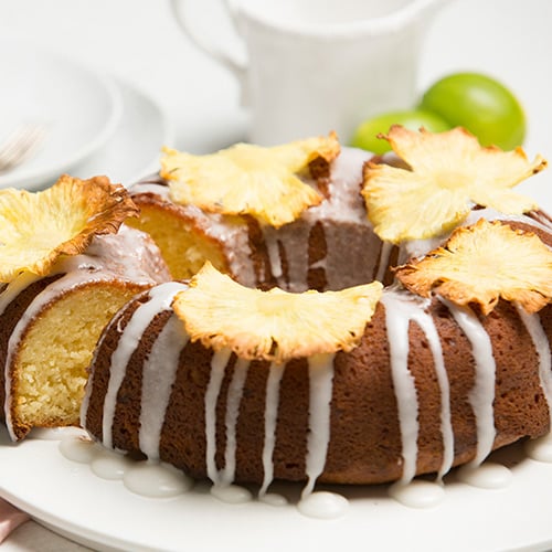 Pina colada bundt cake