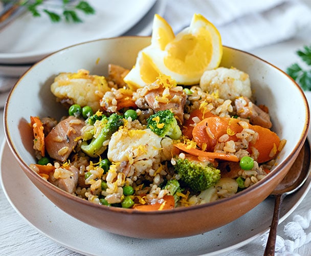 One pot zesty chicken and rice