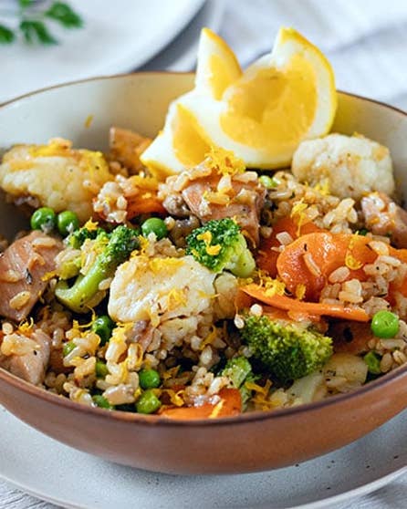 One pot zesty chicken and rice