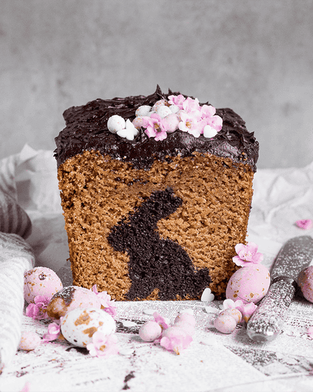 Hidden Easter bunny loaf