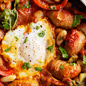 whitebeansausageragout