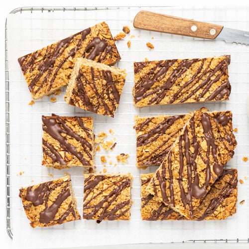 Maple almond flapjacks