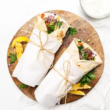 MEDITERRANEAN INSPIRED LAMB PITAS
