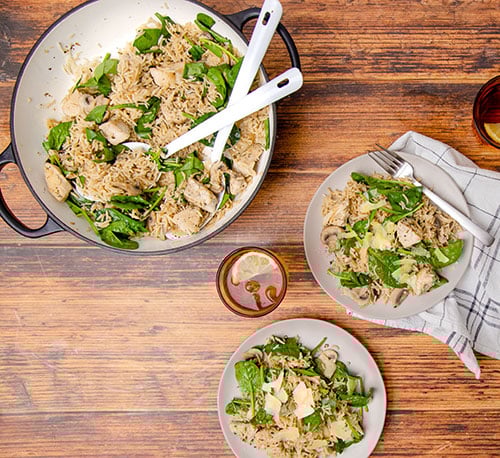 One pan chicken and rice