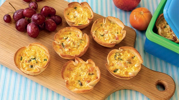 Quick and easy mini quiches
