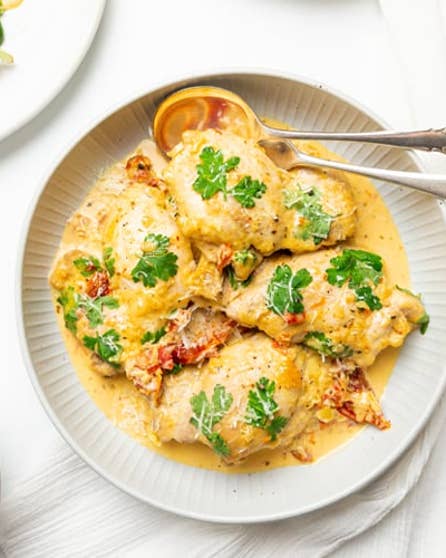 Creamy sun-dried tomato chicken