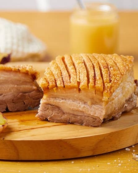 Crispy pork belly in the air fryer