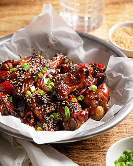 Sticky honey soy chicken nibbles