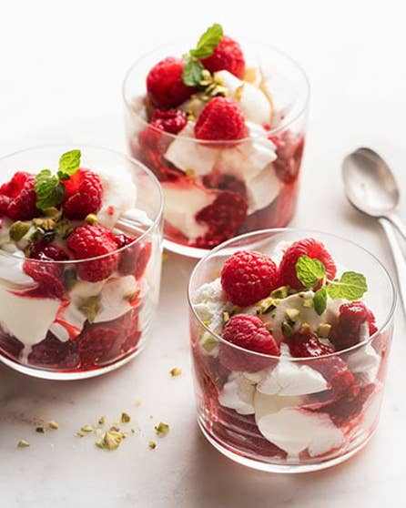 Raspberry eton mess