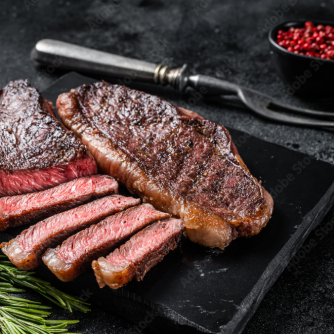 Beef steak on the bbq