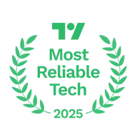 AWARD-MostReliableTech-2026-TradingView.png