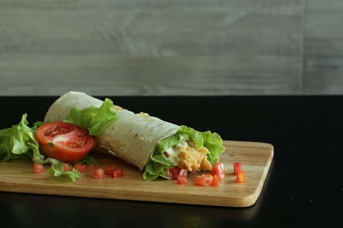 Crispy Chicken Wrap 500px