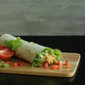 Crispy Chicken Wrap 500px