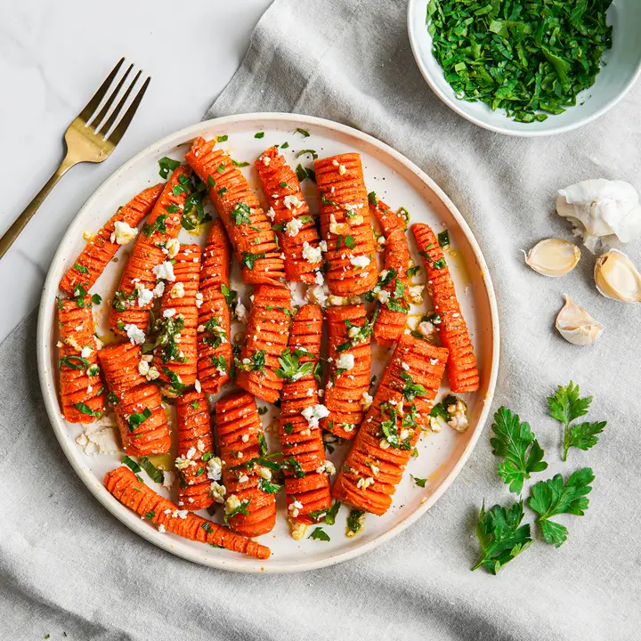 Hasselback Carrots