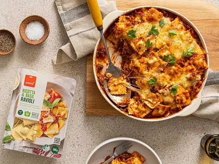 OBNZ_Recipe_CheeseyRavioliBake_2022_800x600