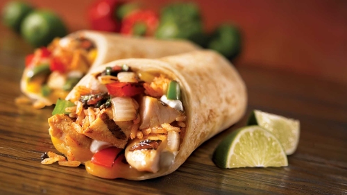 Spicy chicken wraps 500px