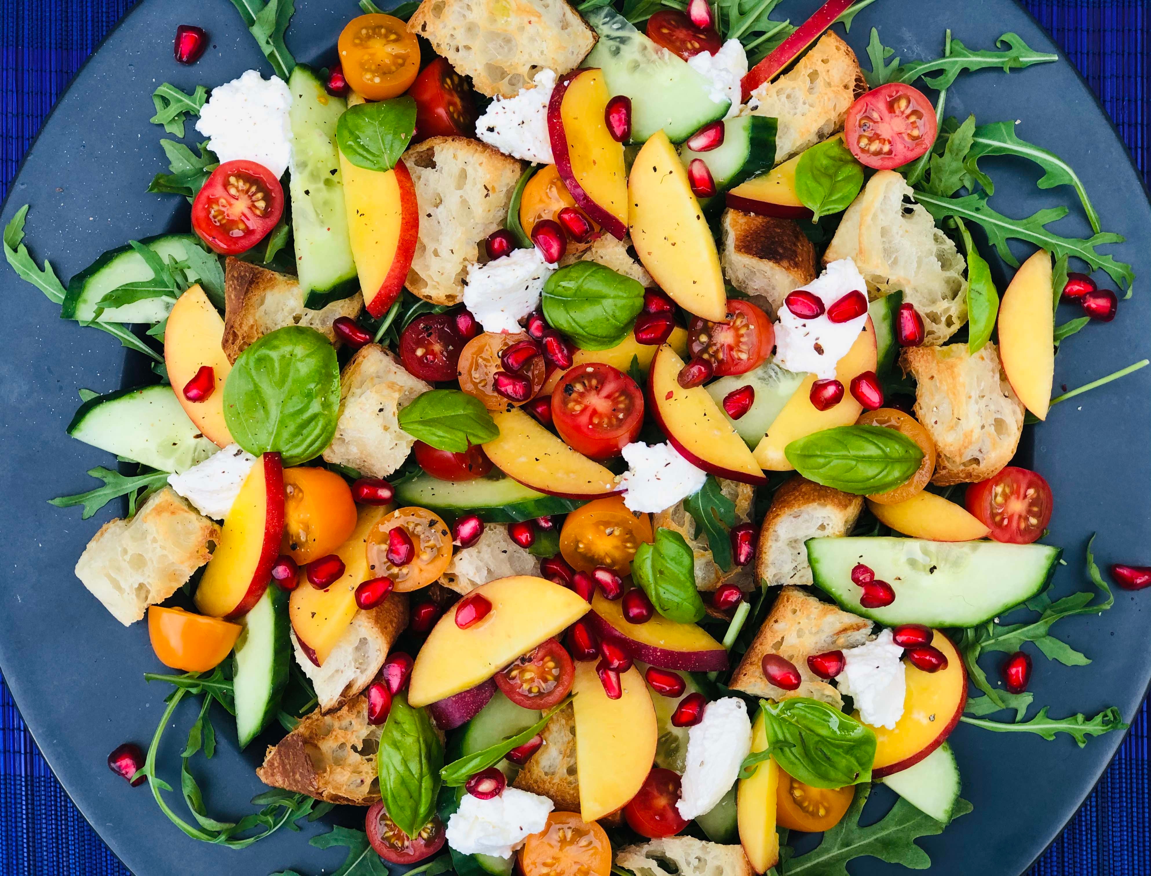Nectarine Panzanella Salad copy