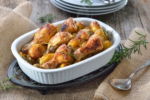 Chicken Drumstick Casserole 500x334 iStock-924153548