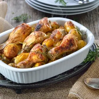 Chicken Drumstick Casserole 500x334 iStock-924153548
