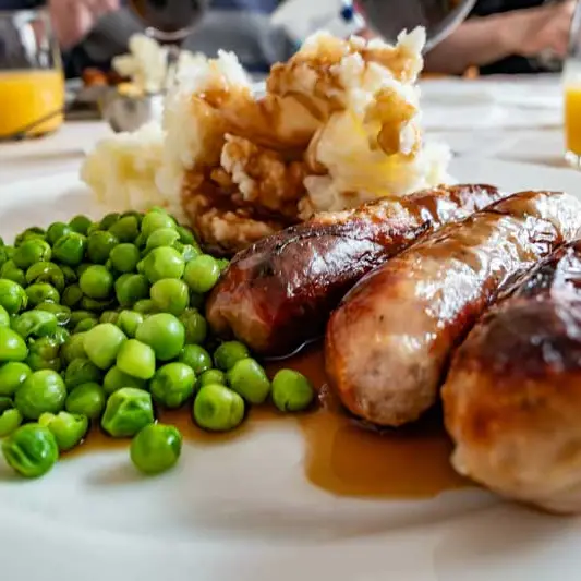 Sausages-and-mashed-potato