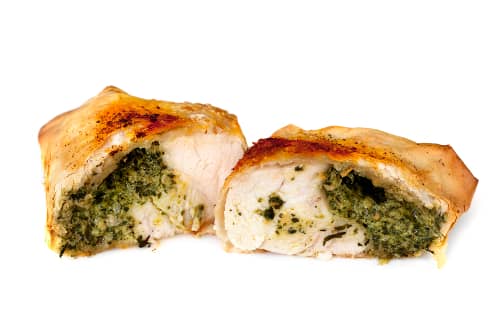 Chicken Spinach Filo 500x333 iStock177313270