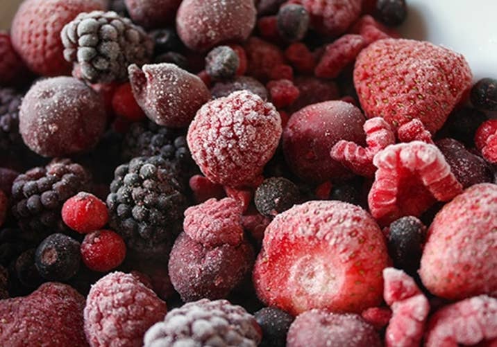 Frozen Berries - raspberries strawberries blackberries - resized