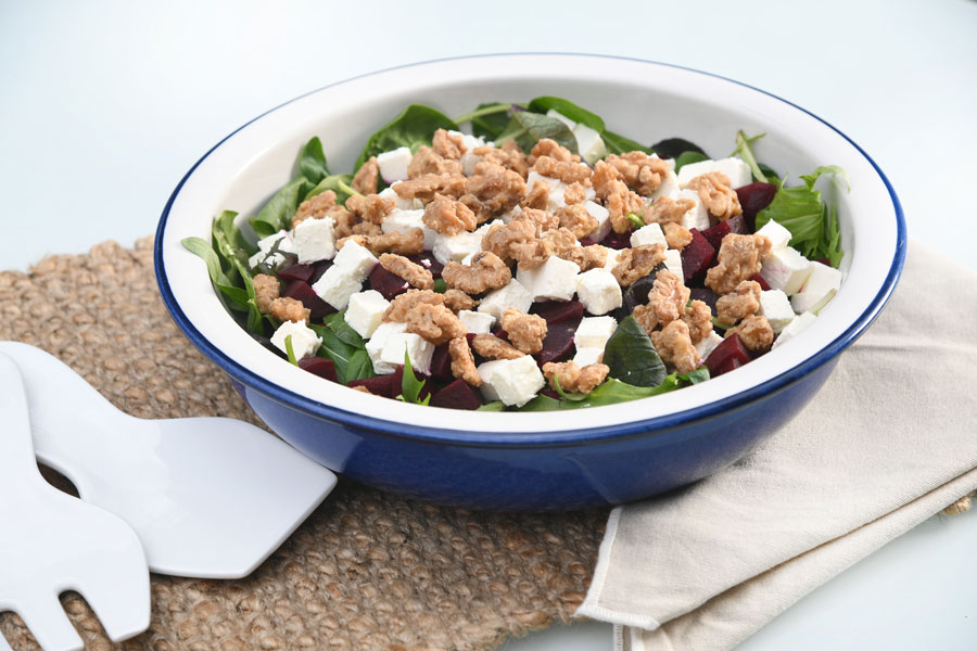 beetroot-feta-candied-walnut-salad