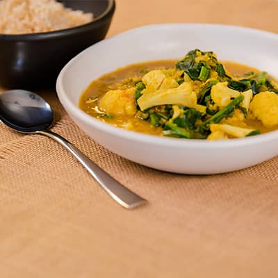 article4square0000dhalcurrywithcauliflowerandspinach