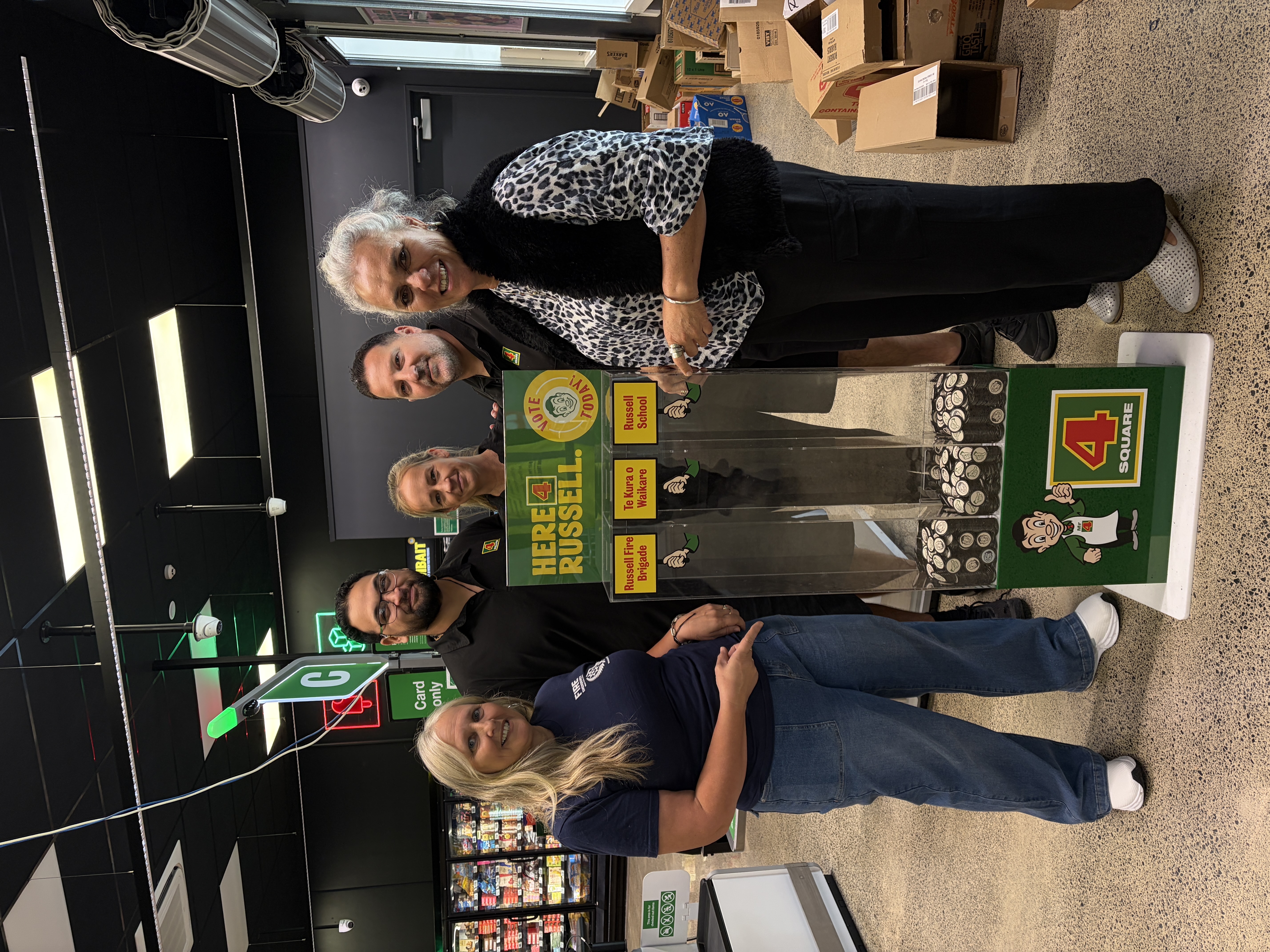 From_left_to_right_Ange_Maioha_(Russell_Fire_Brigade)_Will_Heta_(Waikare)_Sarah_and_Glenn_Wells_(Four_Square_Russell)_Doreen_Bailey_(Russell_School).jpg