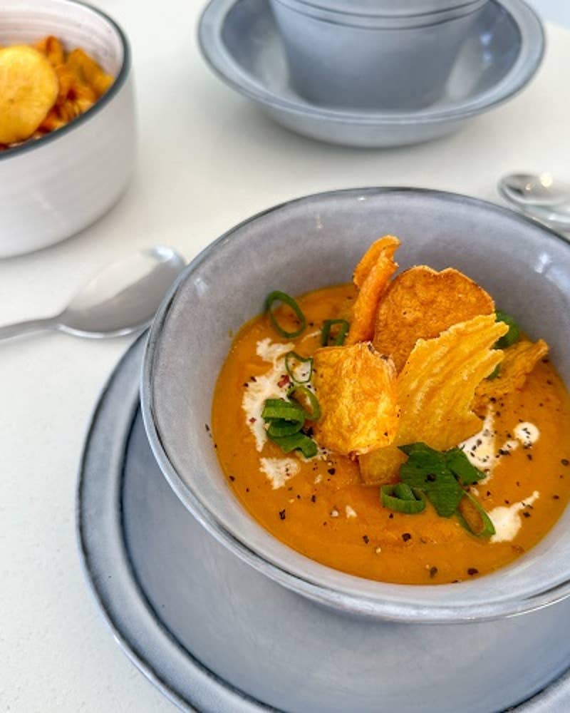 Kumara and Carrot Soup