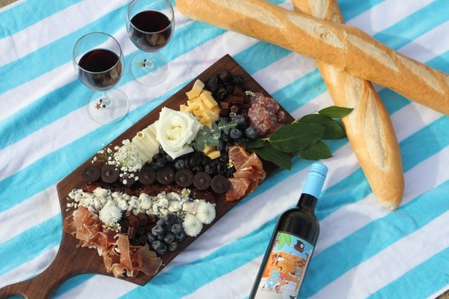 Cheese Board on the beach