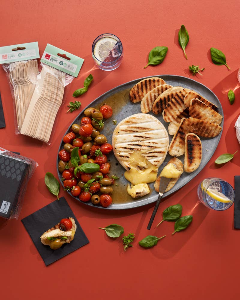 BBQd CAMEMBERT BRUSCETTA Cheese