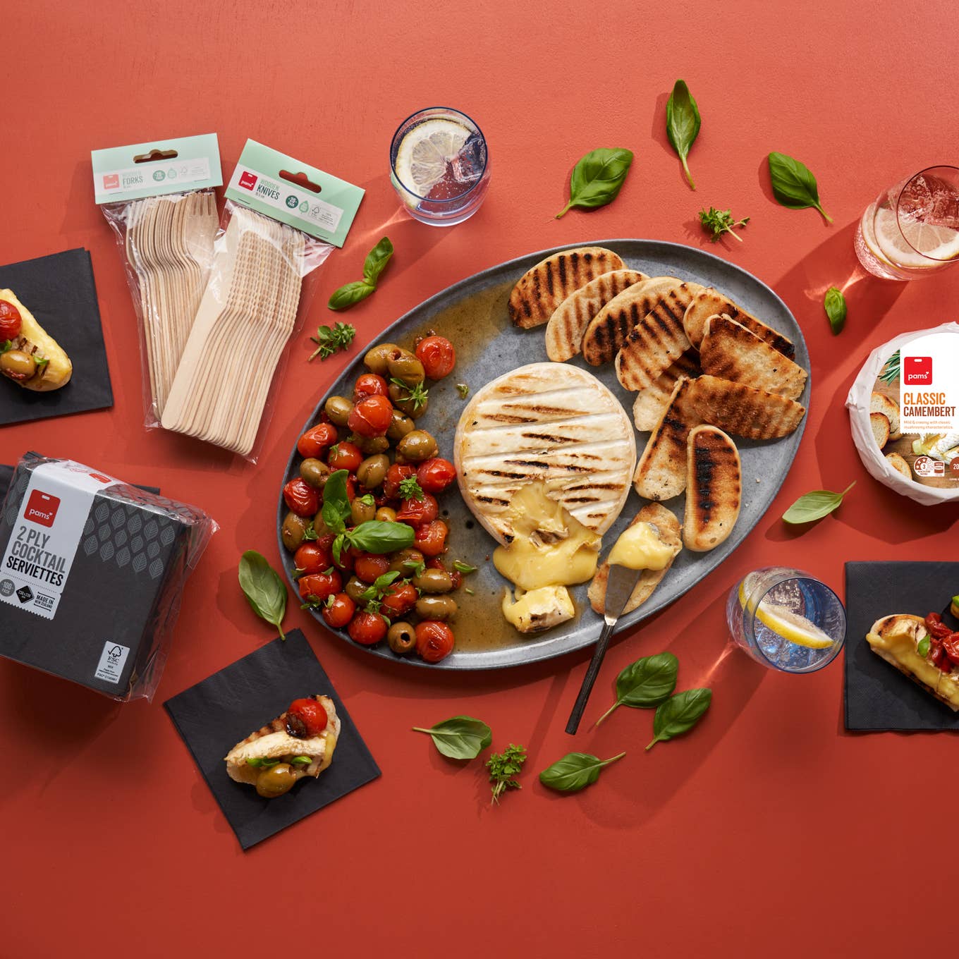 BBQd CAMEMBERT BRUSCETTA Cheese