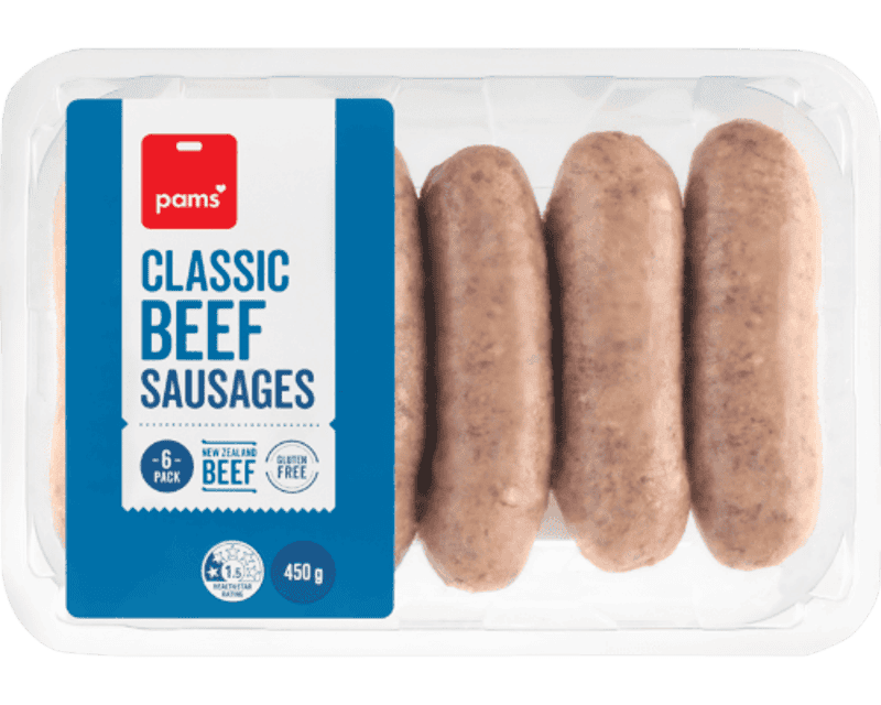 PamsClassicBeefSausages