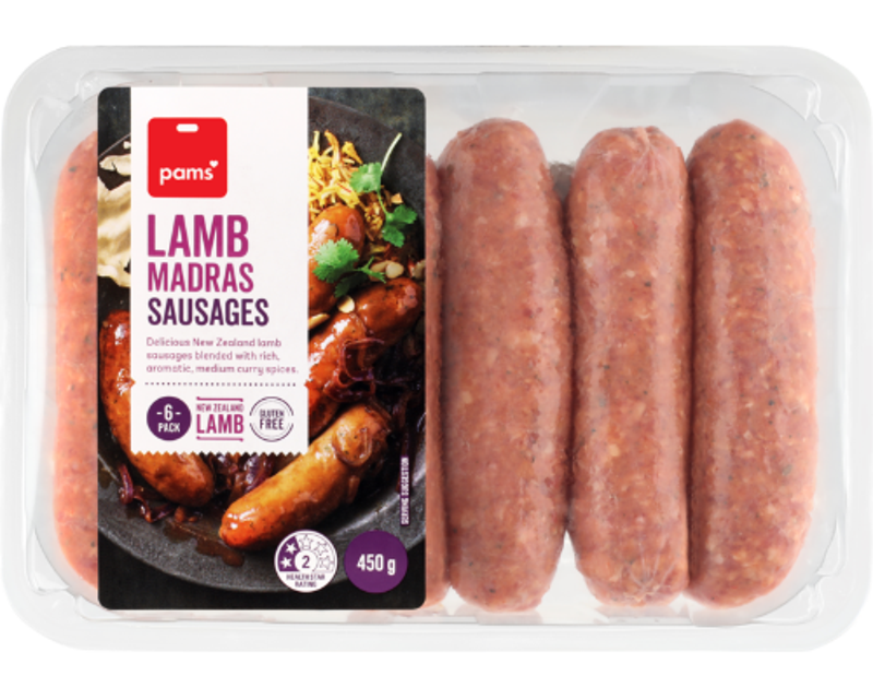 PamsButchery_LambMadrasSausages