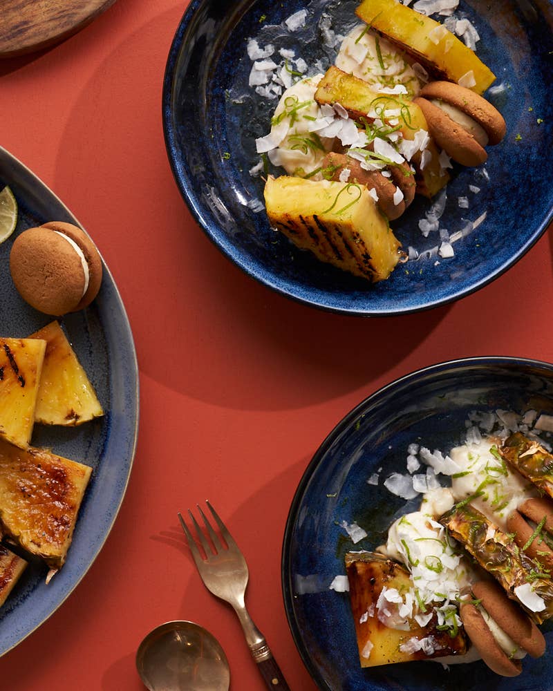 Grilled-Pineapple-with-Custard-Ginger-KissesBANNER