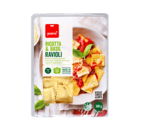 Ricotta and Basil Ravioli