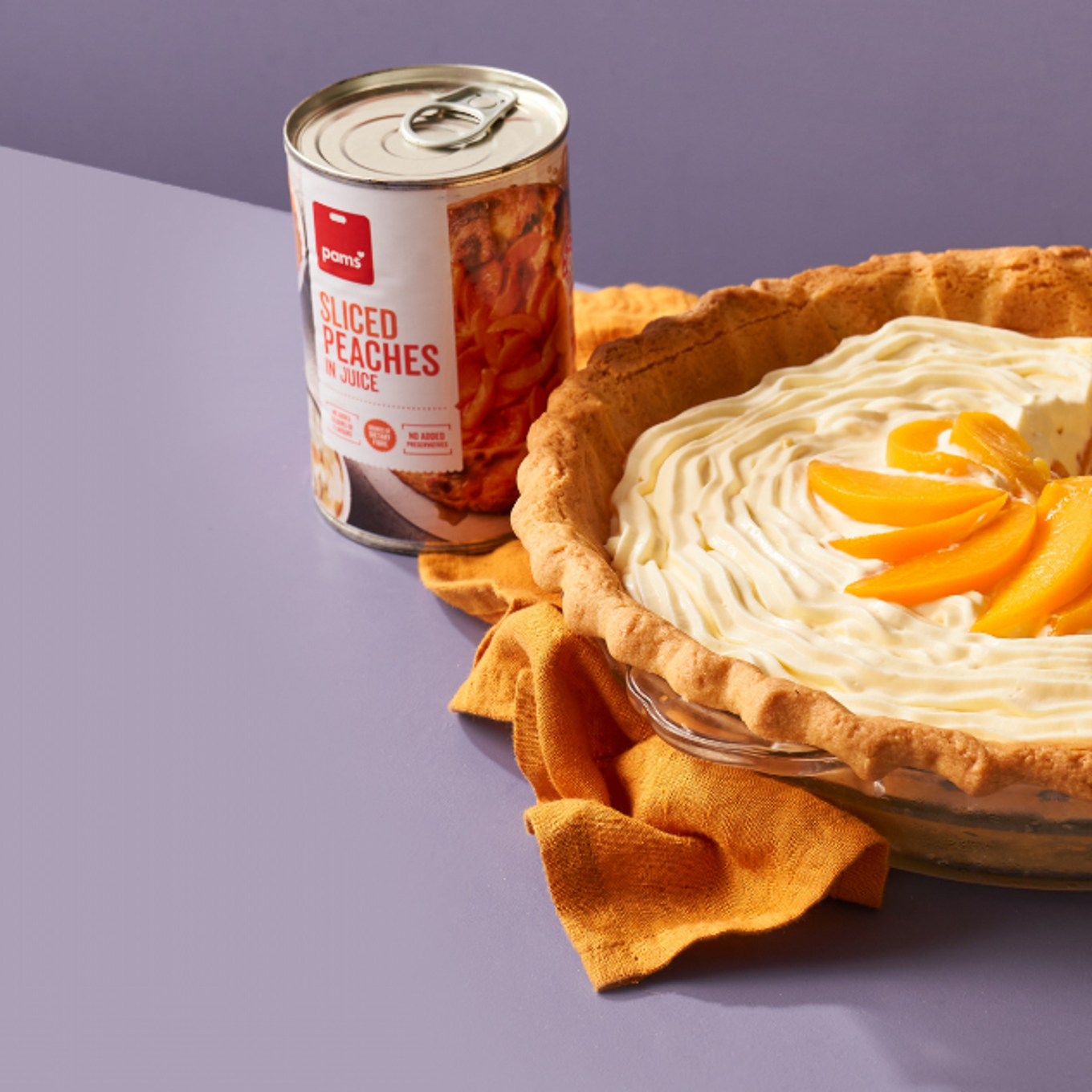 Easy Peach Pie - 1920 x 633
