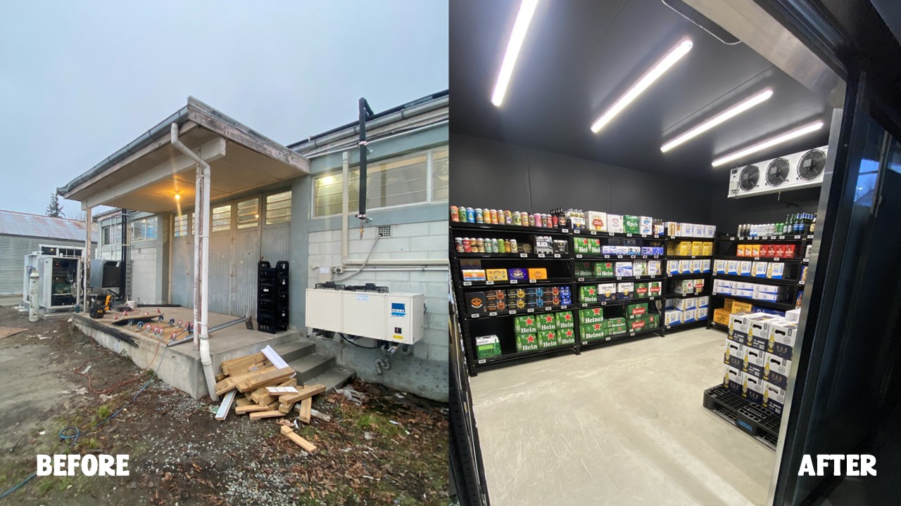 Before_and_after_of_the_Four_Square_Fairlie_beer_chiller.jpg