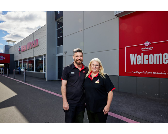 First-time New World owner operators stoked to be part of Kaikoura community