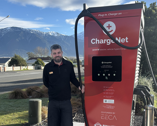 New World Kaikōura powers up with EV hyper-charging hub