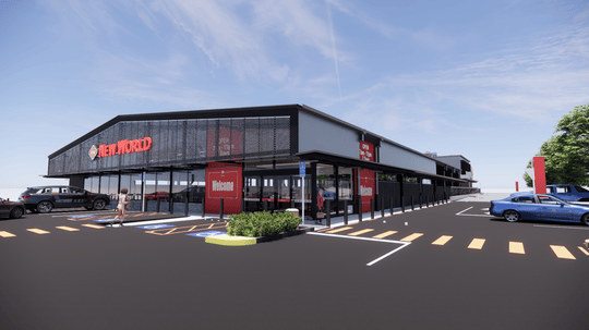 New World Stoke’s new supermarket taking shape as project enters final stages
